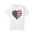 American Heart Shirt 4th Of July Usa Unisex Gift Graphic product image 1