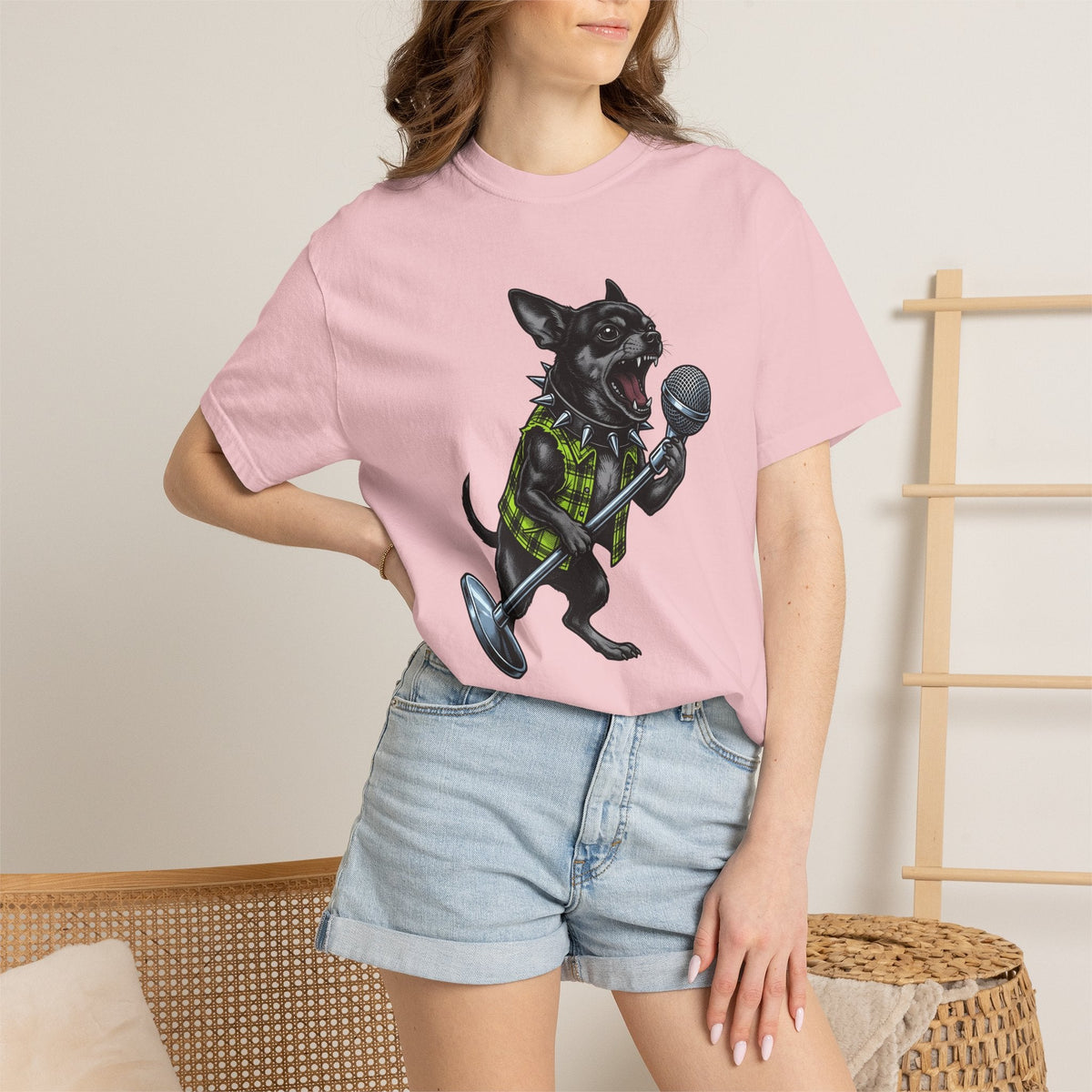 Chihuahua Performer Shirt Dog Audio Unisex Gift product image 12