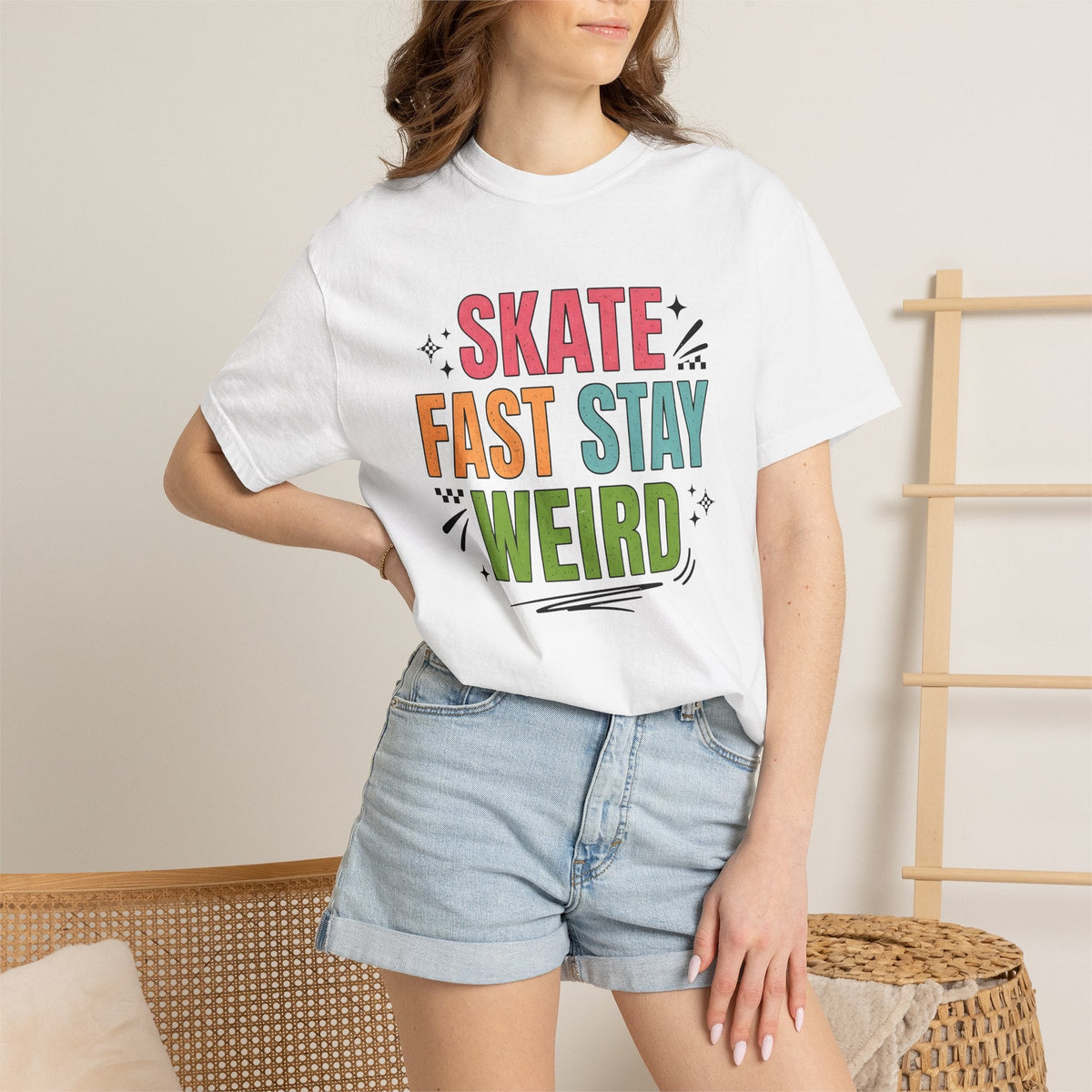 Classic Skate Lettering Shirt Skateboarding Apparel Unisex product image 6