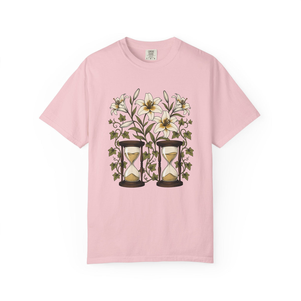 Lily Clock Shirt Holiday Garden Unisex Gift Plant Tee product image 3
