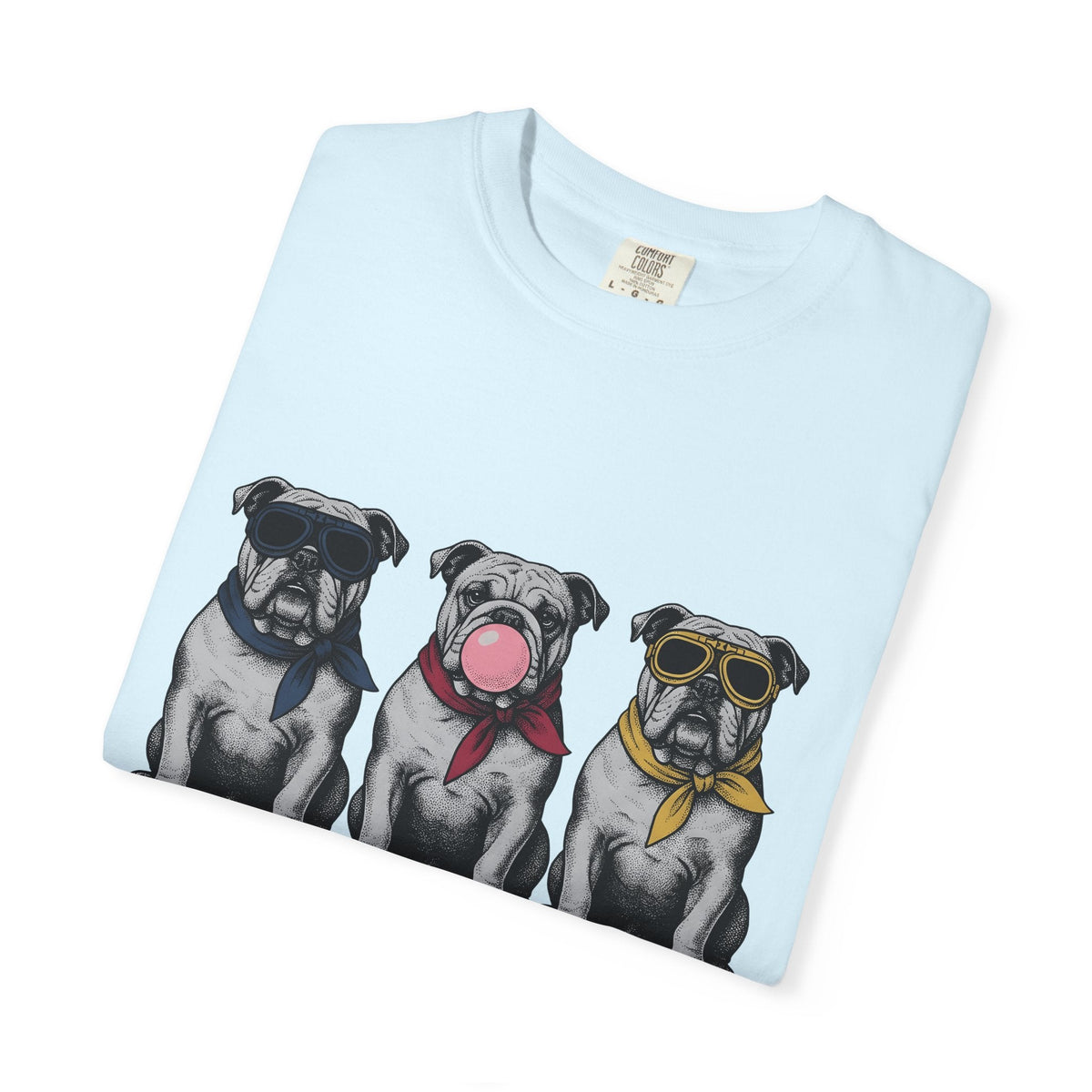 Bulldog Pack Shirt Dog Funny Gift Women Retro Tee T-Shirt product image 8