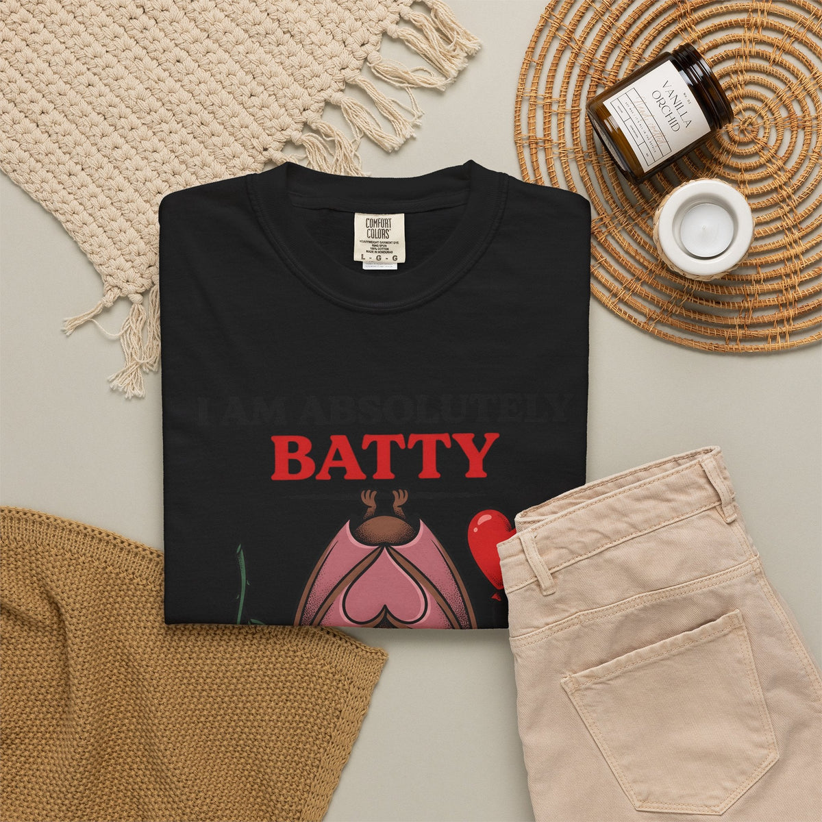 Bat Love Shirt Valentine Wildlife Unisex Gift Comic Tee product image 16