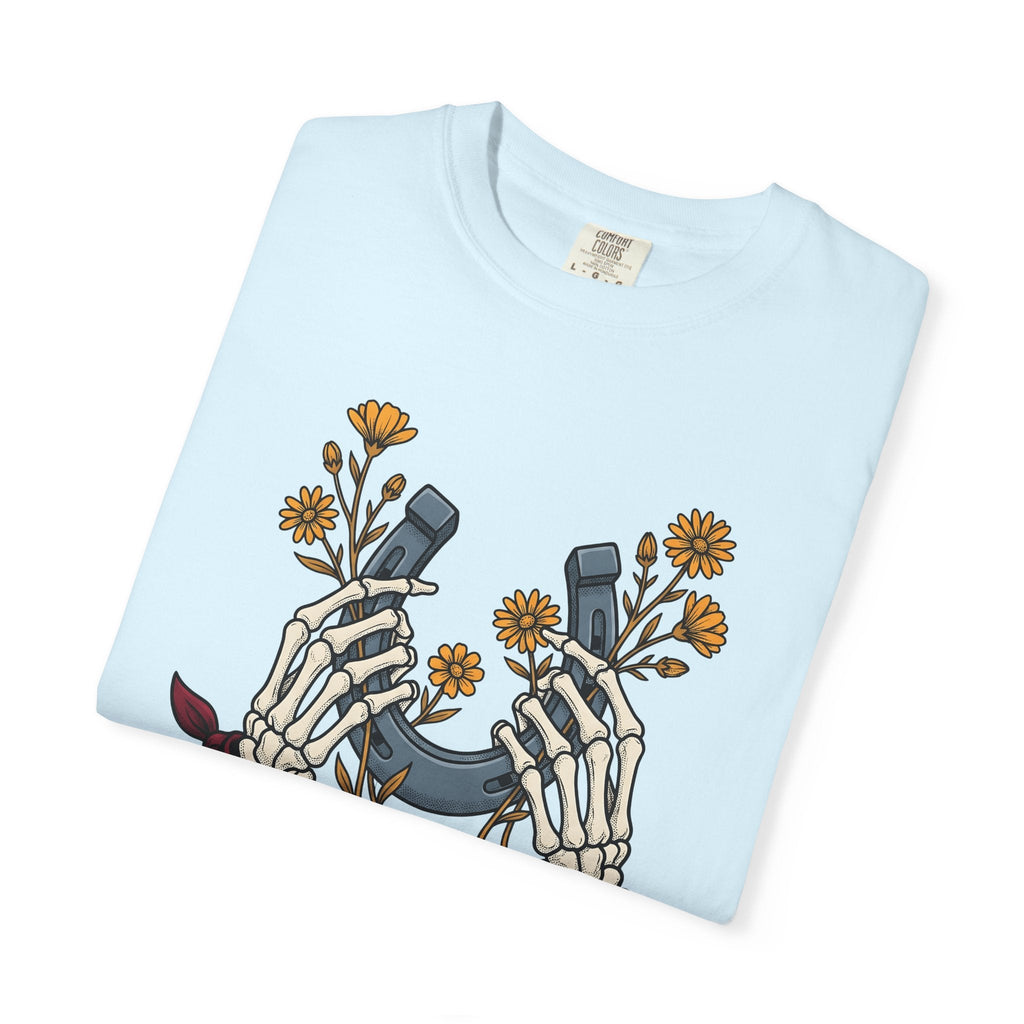 Bone Hands Horseshoe Shirt Cowgirl Ranch Gift Women Neo product image 8