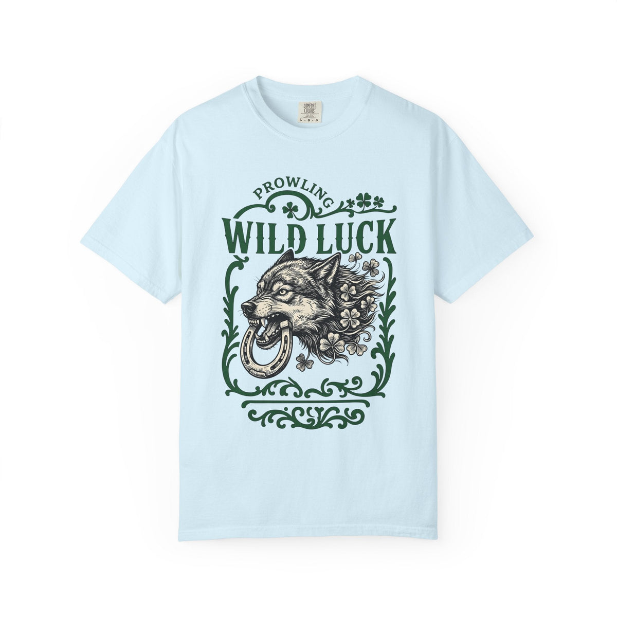 Wolf Head Shirt St Patrick's Day Animal Unisex Gift Tattoo product image 2