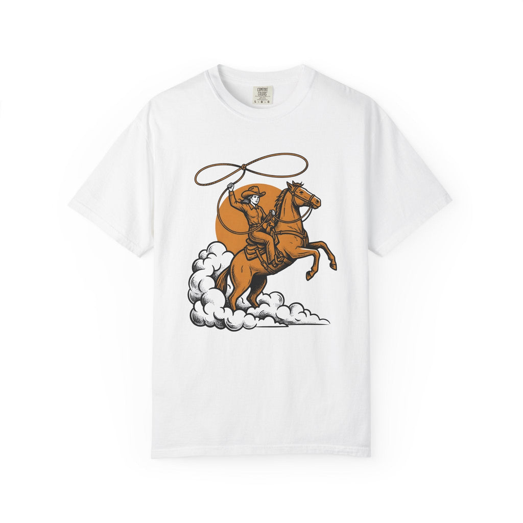 Cowgirl Horse Shirt Ranch Gift for Women Sketch Tee product image 1