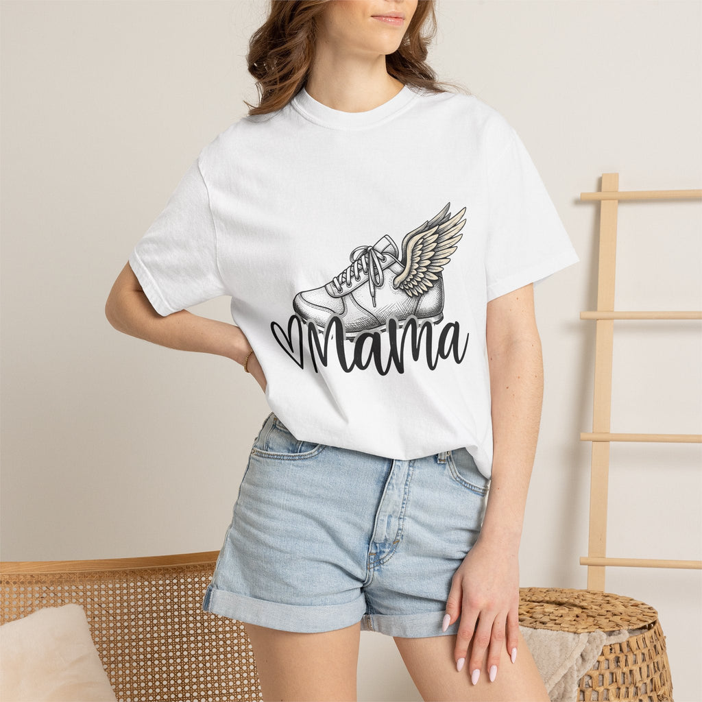 Winged Sneaker Shirt Moms Fitness Gift for Women Hand Drawn Tee Sneakers T-Shirt