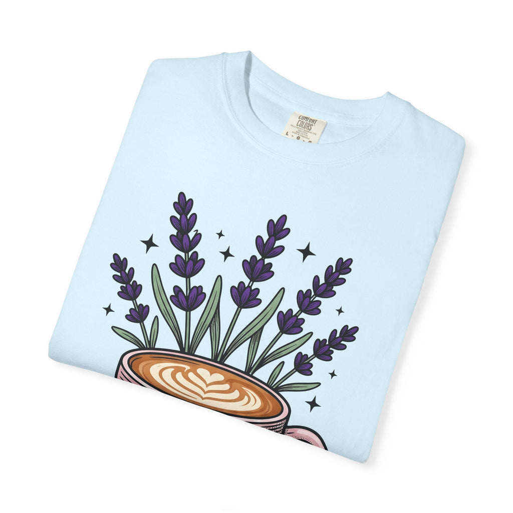 Espresso Cup Shirt Coffee Petals Unisex Gift Cartoon Tee Coffee Mug T-Shirt