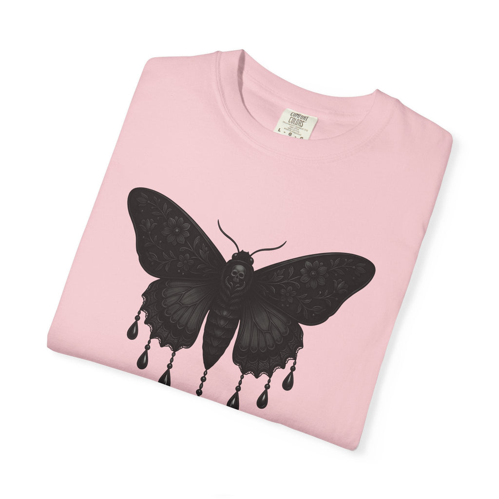Spooky Moth Shirt Halloween Dark Unisex Gift Horror Art Tee product image 11