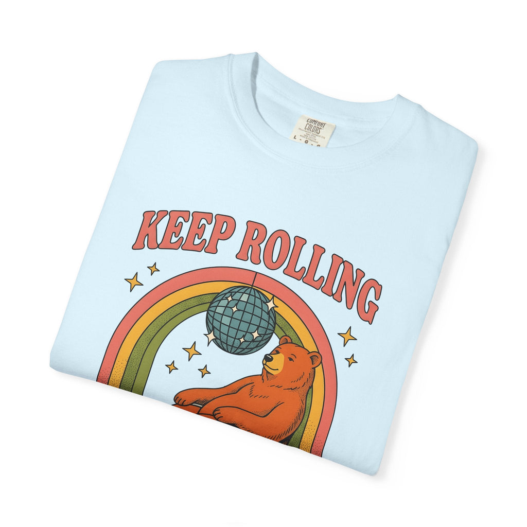 Skating Bear Shirt Sports Wildlife Unisex Gift Vintage Tee product image 8