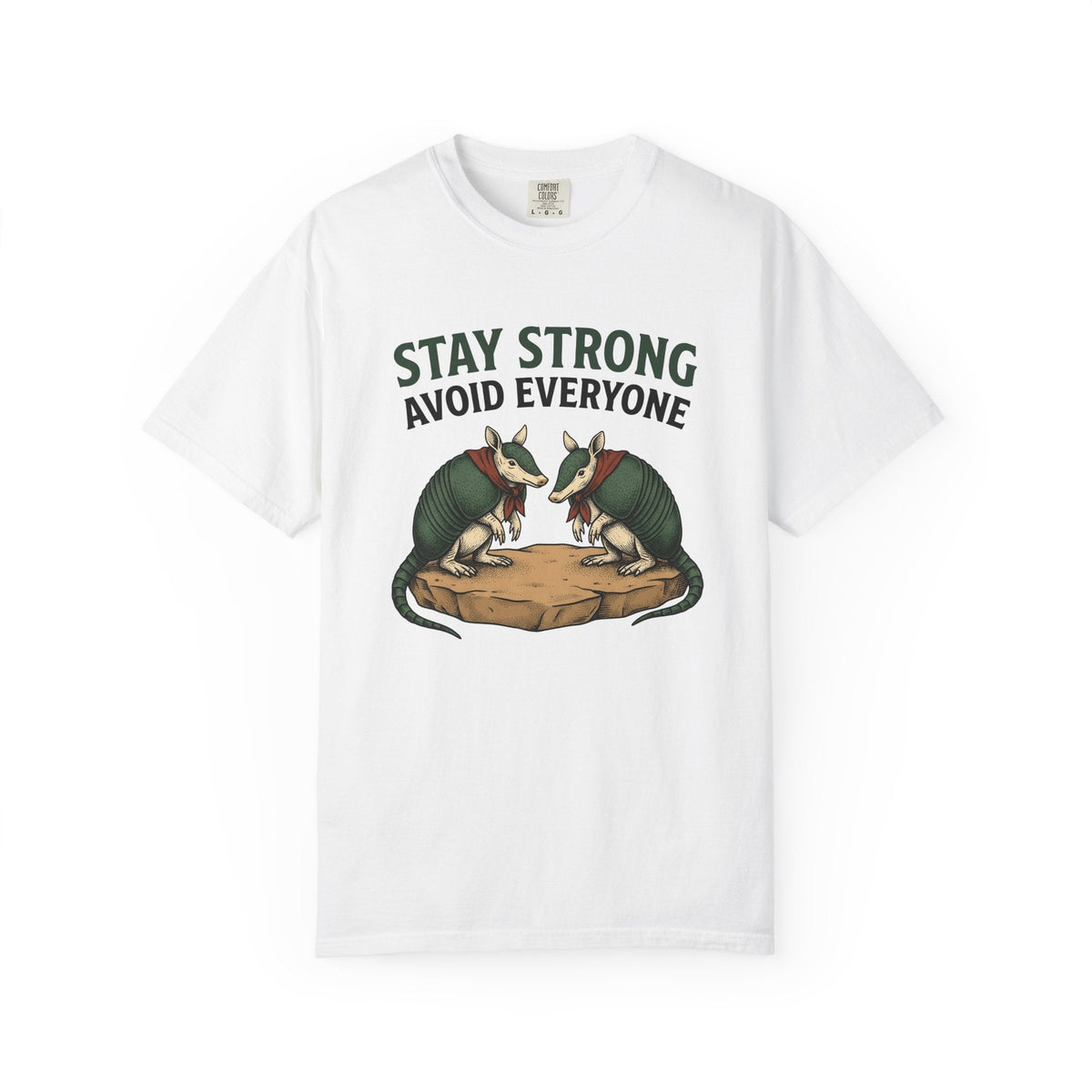 Armadillo Illustration Shirt Boho Chic Wildlife Unisex Gift product image 1