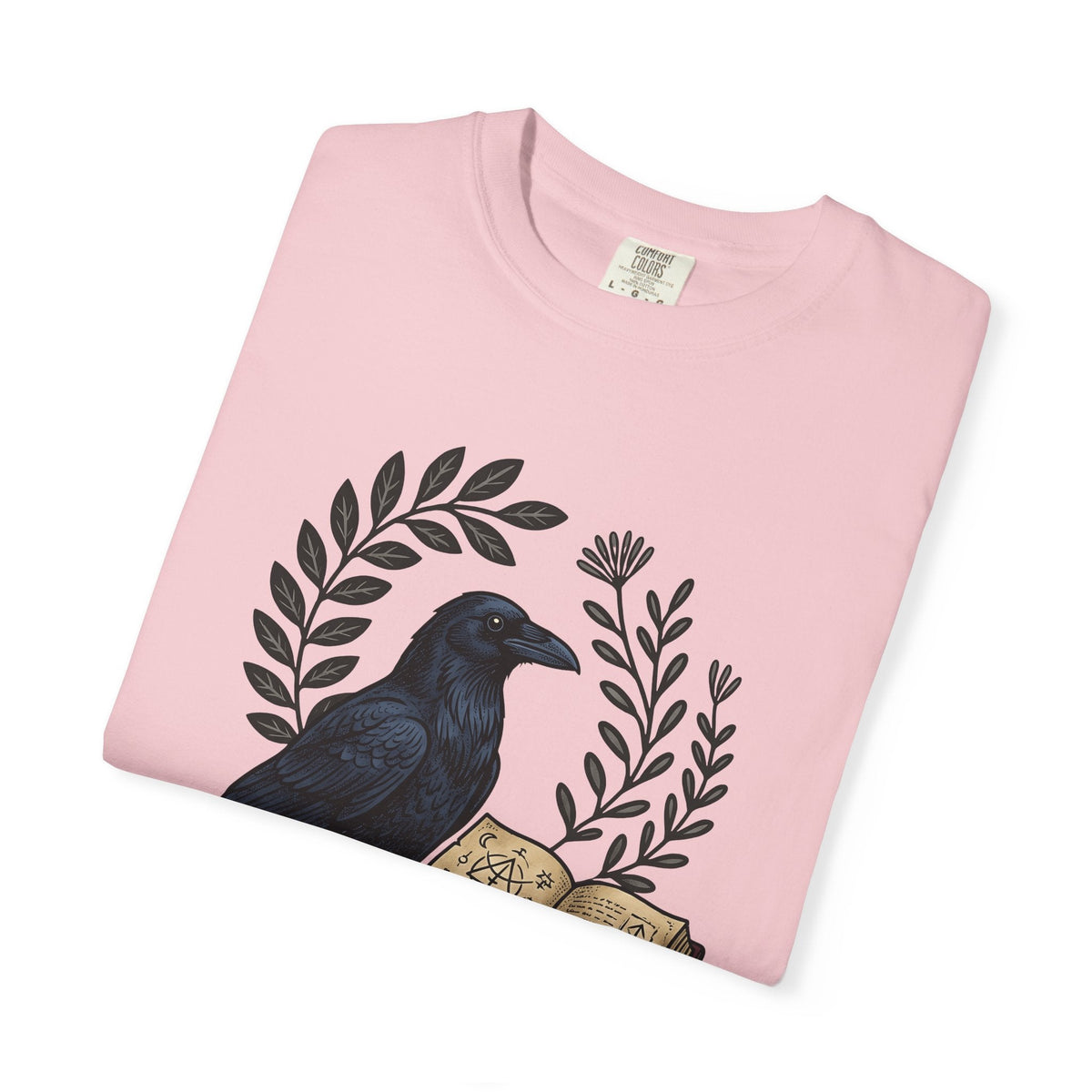 Crow Journal Retro T-Shirt – Halloween Magic Occult Sketch product image 11