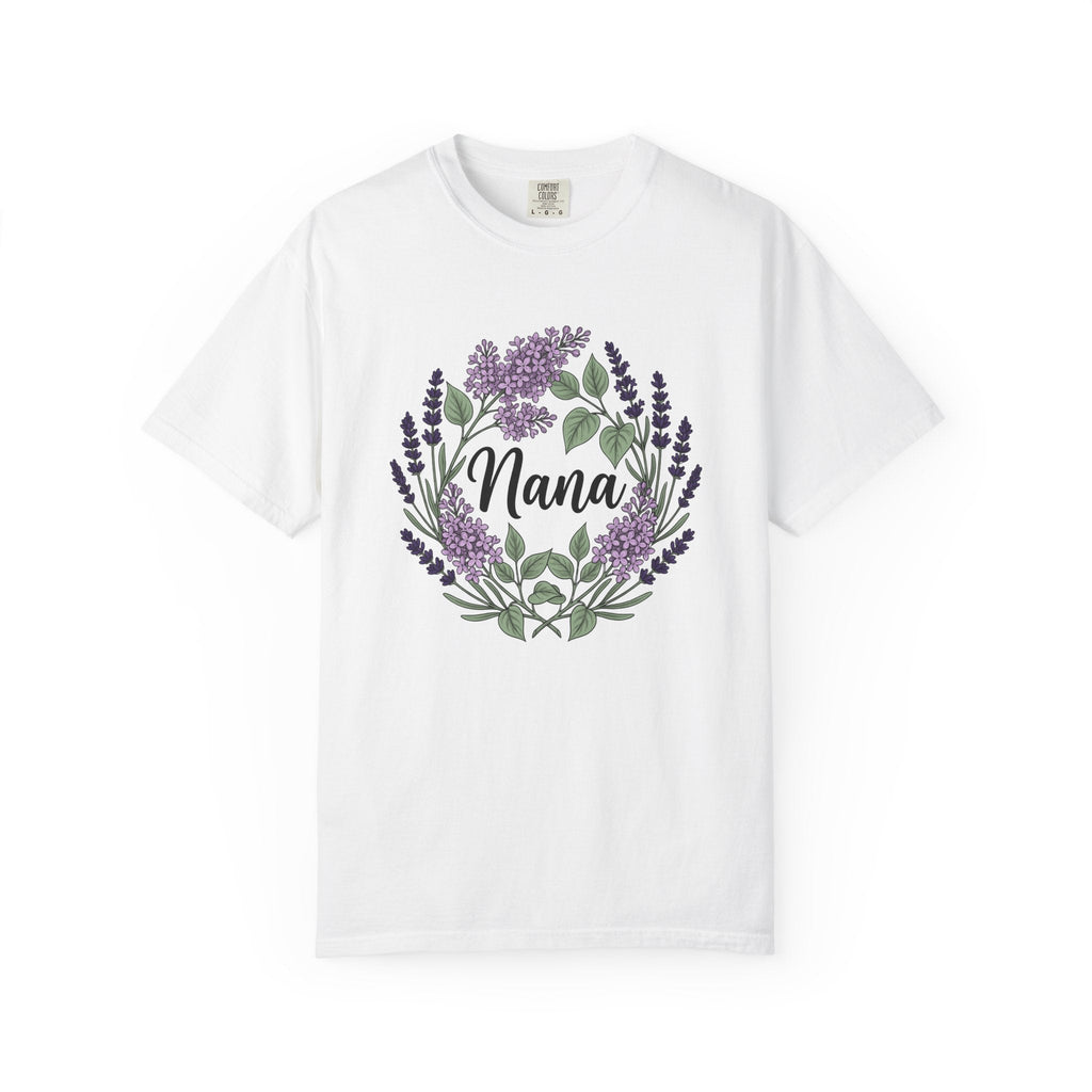 Lavender Floral Wreath Shirt Grandma Gift for Women product image 1