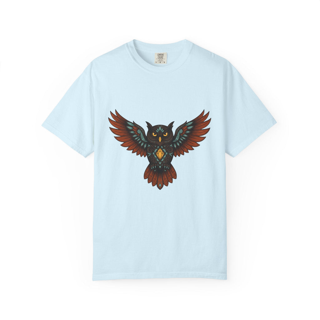 Owl Illustration Shirt Boho Chic Wildlife Unisex Gift product image 2