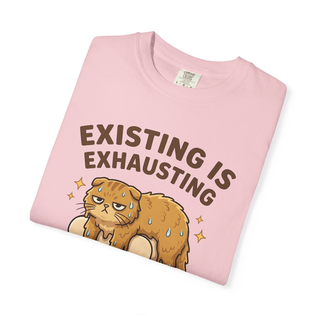 Relaxed Cat Shirt Comedy Gift Women Playful Tee Kitty product image 11