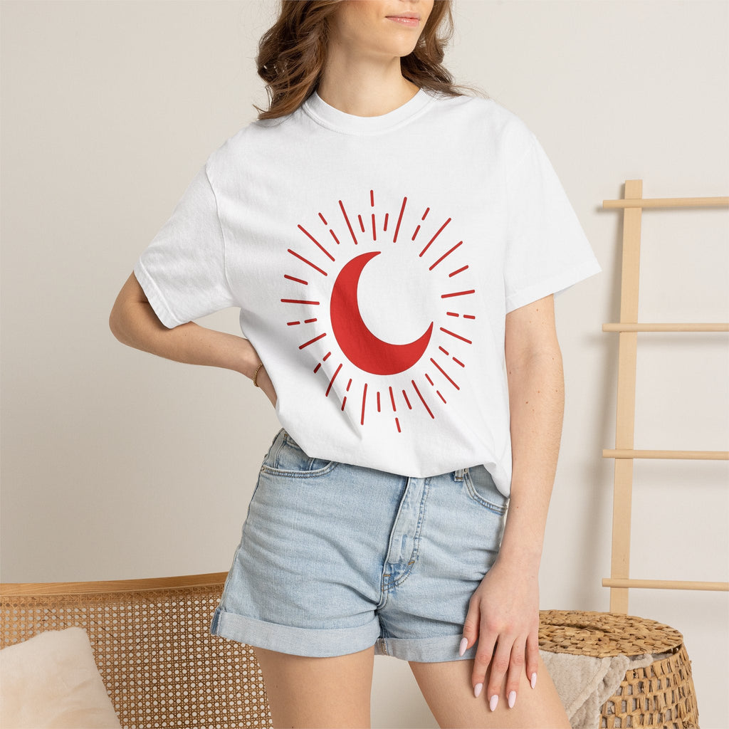 Crescent Moon Shirt Valentine's Day Astrology Unisex Gift product image 6