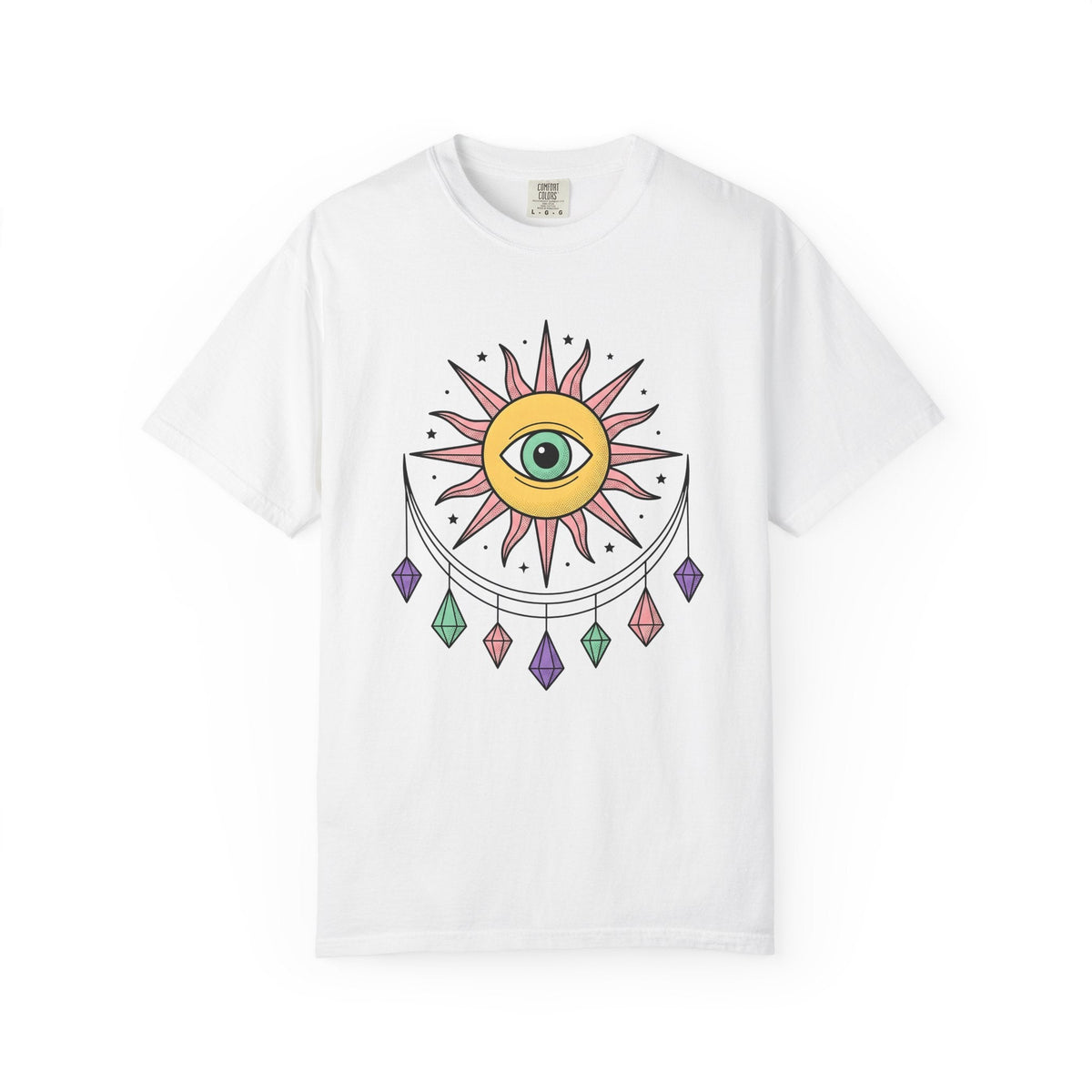Sun Eye Shirt Boho Chic Metaphysical Unisex Gift Spiritual product image 1