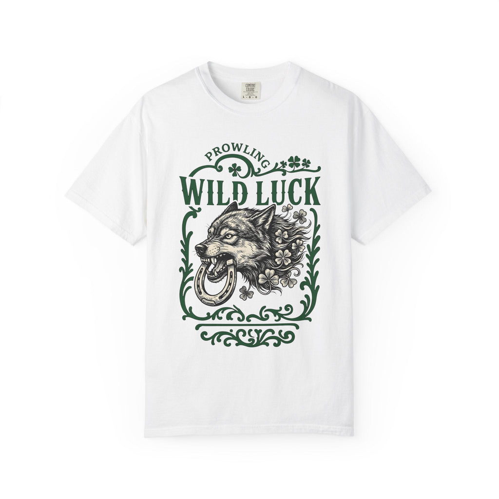 Wolf Head Shirt St Patrick's Day Animal Unisex Gift Tattoo product image 1