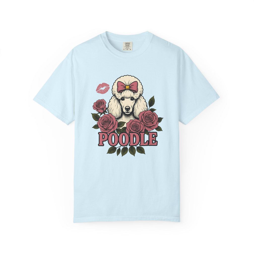 Poodle Puppy Shirt Dog Botanical Unisex Gift Retro Tee product image 2