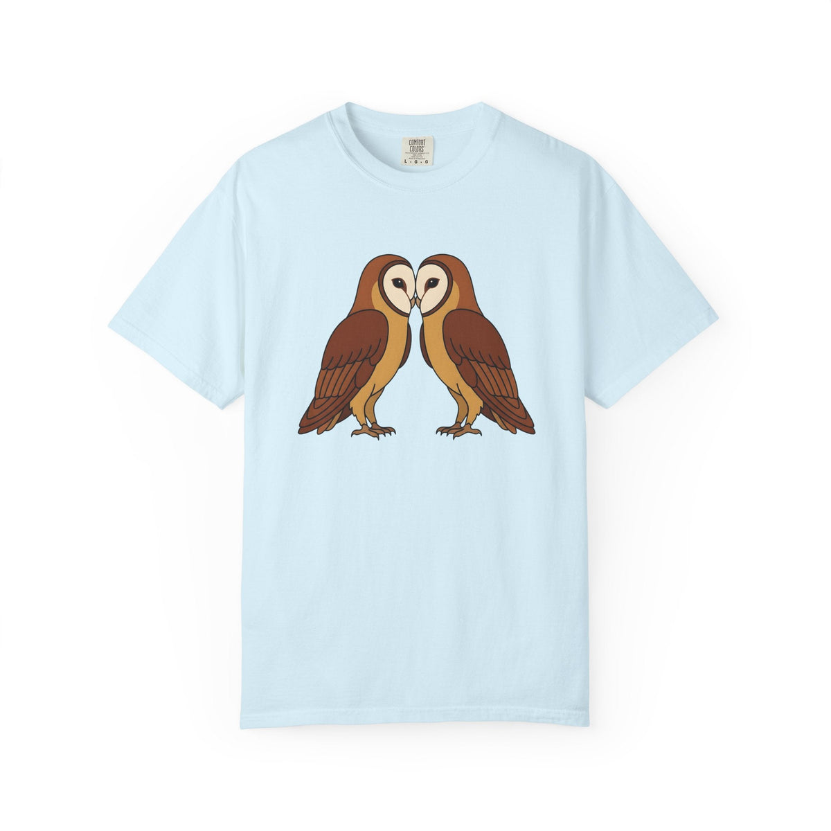 Barn Owl Pair Shirt Valentines Day Animal Unisex Gift product image 2