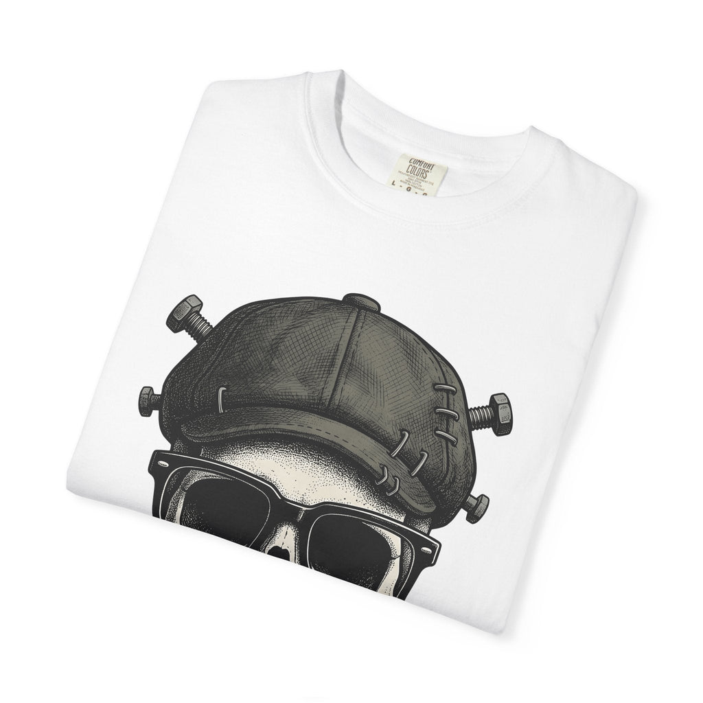 Skull Beanie Shirt Halloween Macabre Unisex Gift Skin Art product image 6