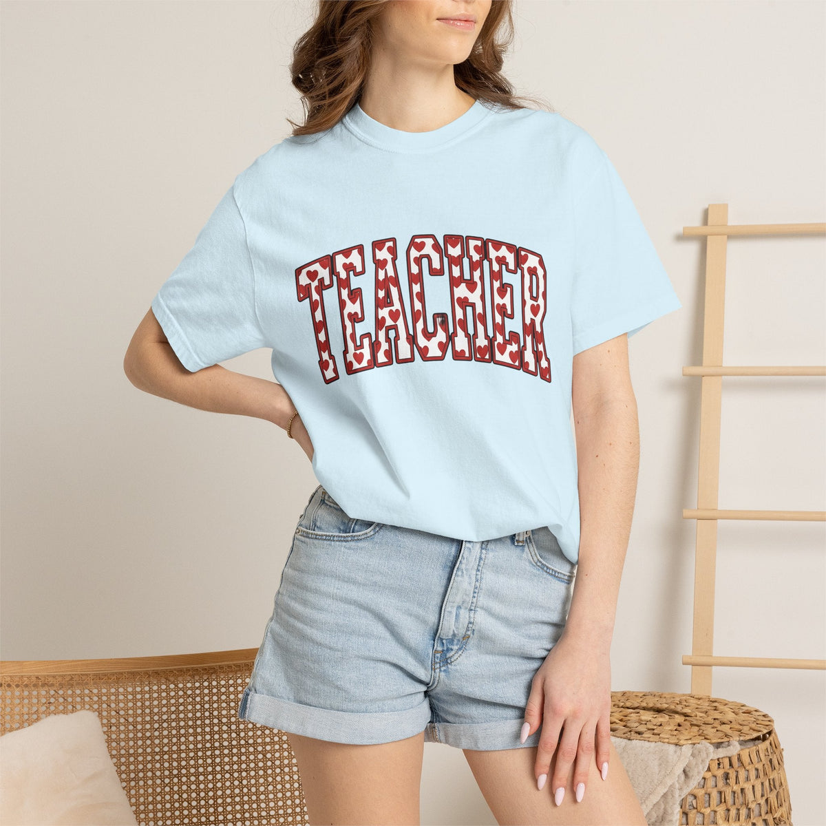 Romantic Text Art Shirt St. Valentine's Day Teaching Unisex product image 9