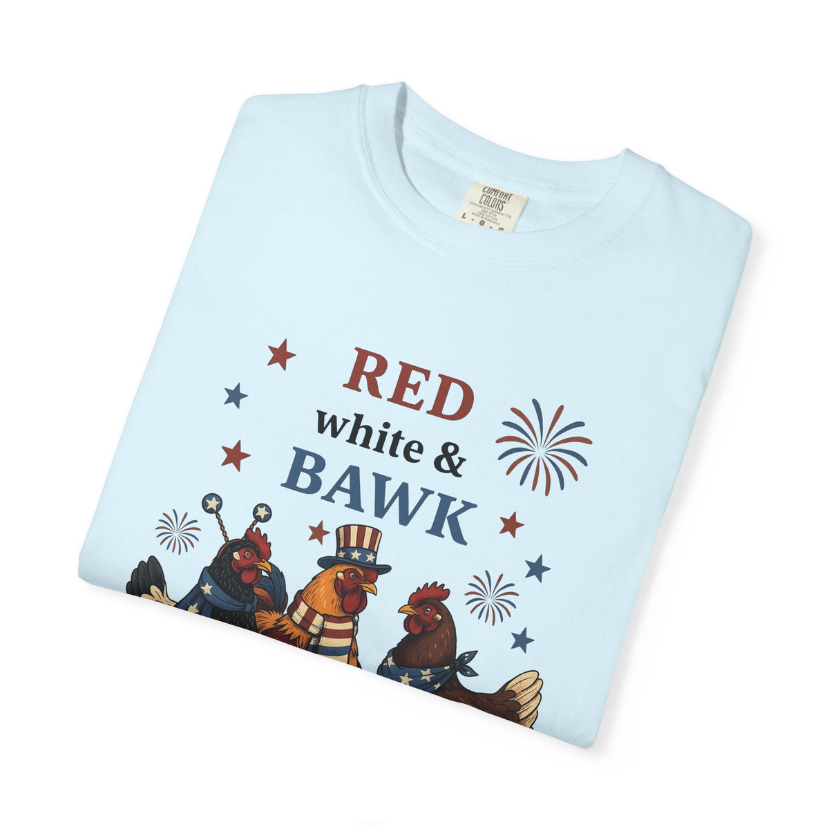Freedom Chickens Shirt 4th Of July Homestead Unisex Gift product image 8