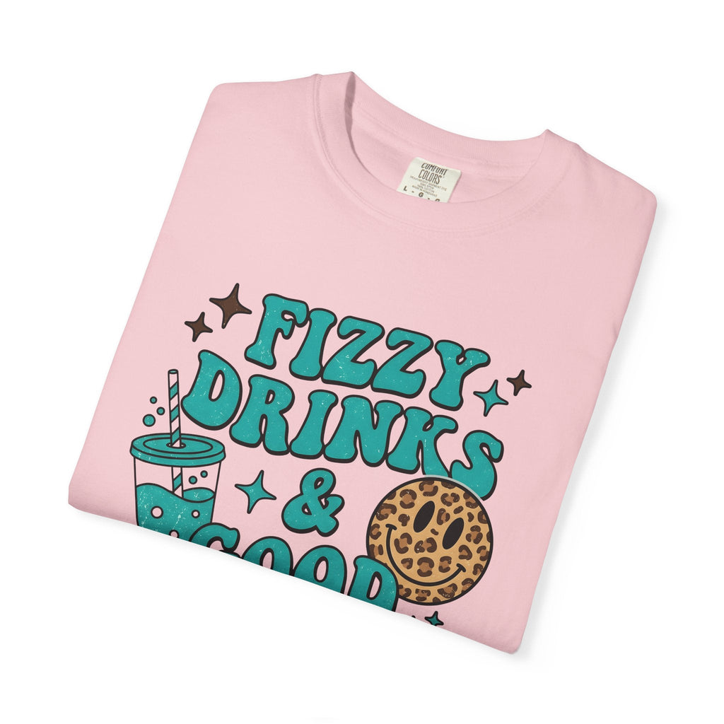 Fizzy Drink Cup Shirt Drinks Encouragement Unisex Gift Cartoon Tee Soda Cup