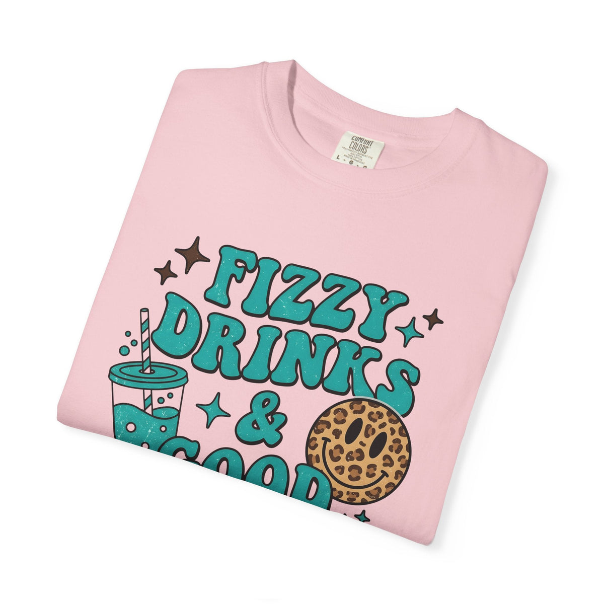 Fizzy Drink Cup Shirt Drinks Encouragement Unisex Gift Cartoon Tee Soda Cup