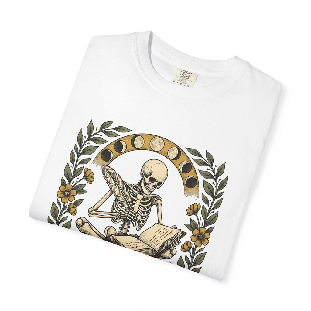Bony Writer Shirt Boho Chic Macabre Unisex Gift Blackwork product image 5
