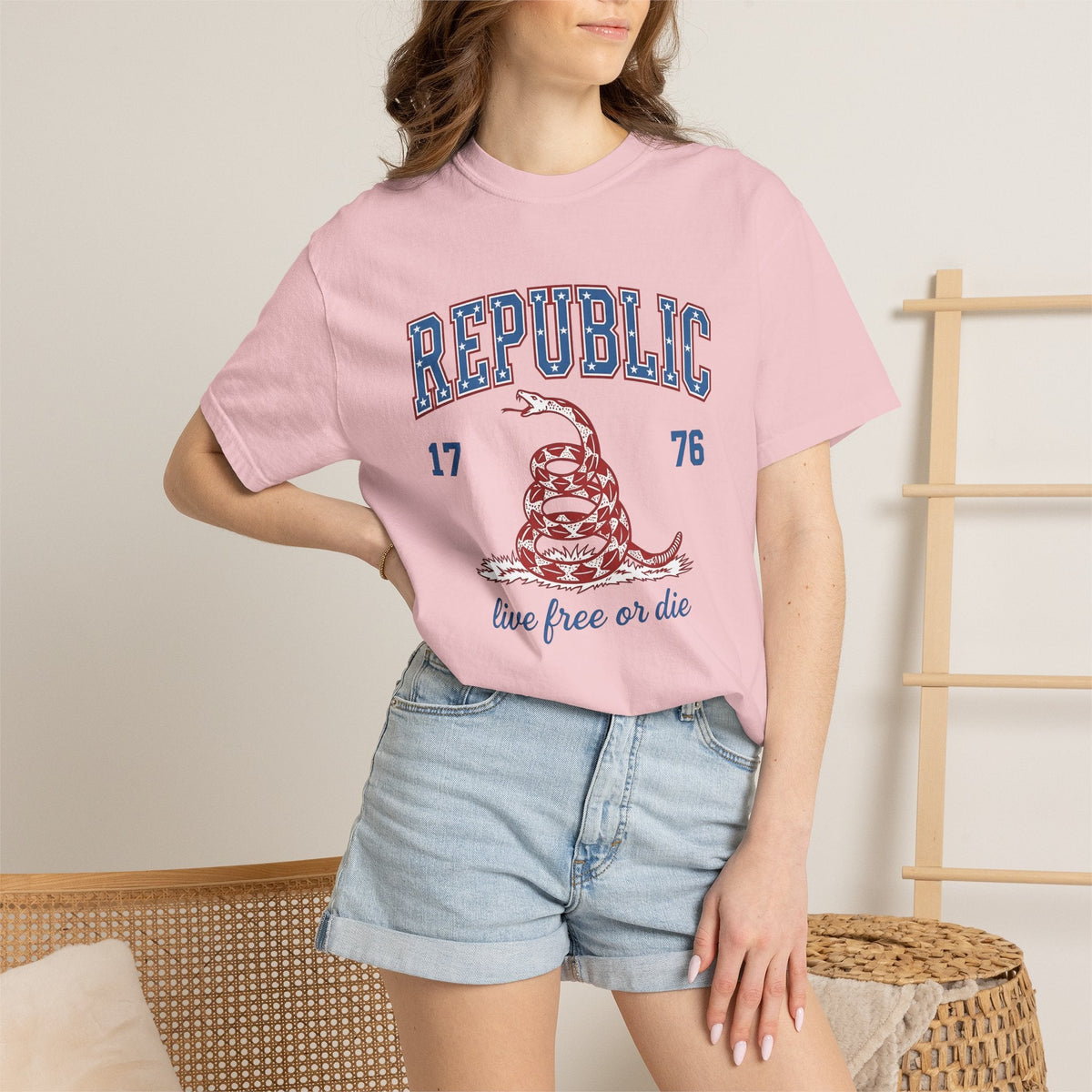 Rattlesnake Graphic Shirt America Freedom Unisex Gift product image 12