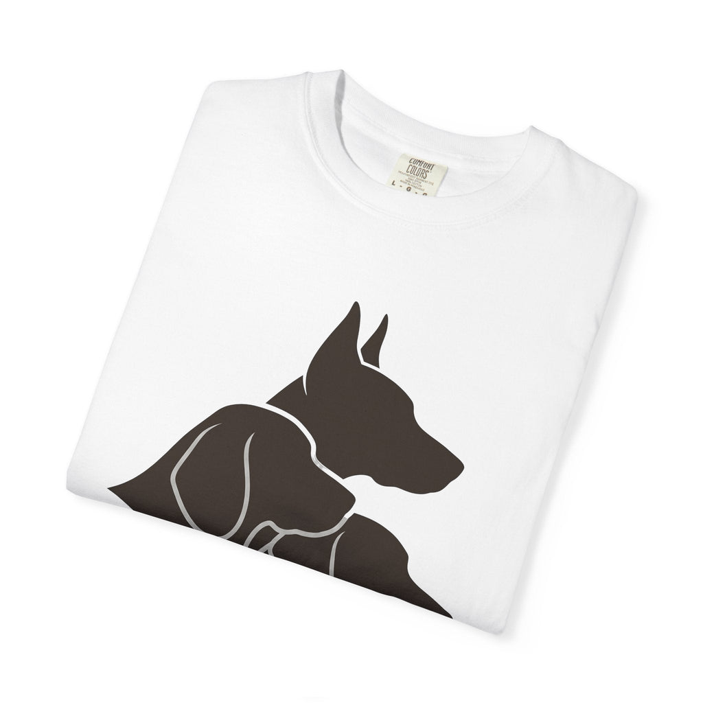 Puppy Silhouette Shirt Dog Creatures Gift Women Basic Tee product image 5