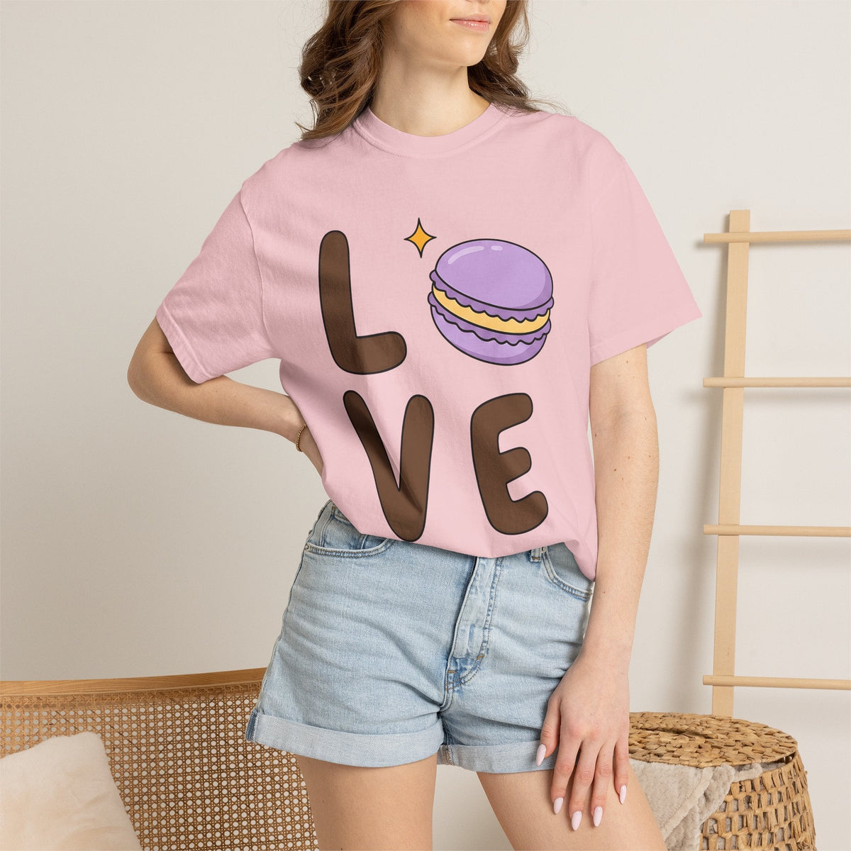 Macaron Illustration Shirt Desserts Gastronomy Unisex Gift product image 12