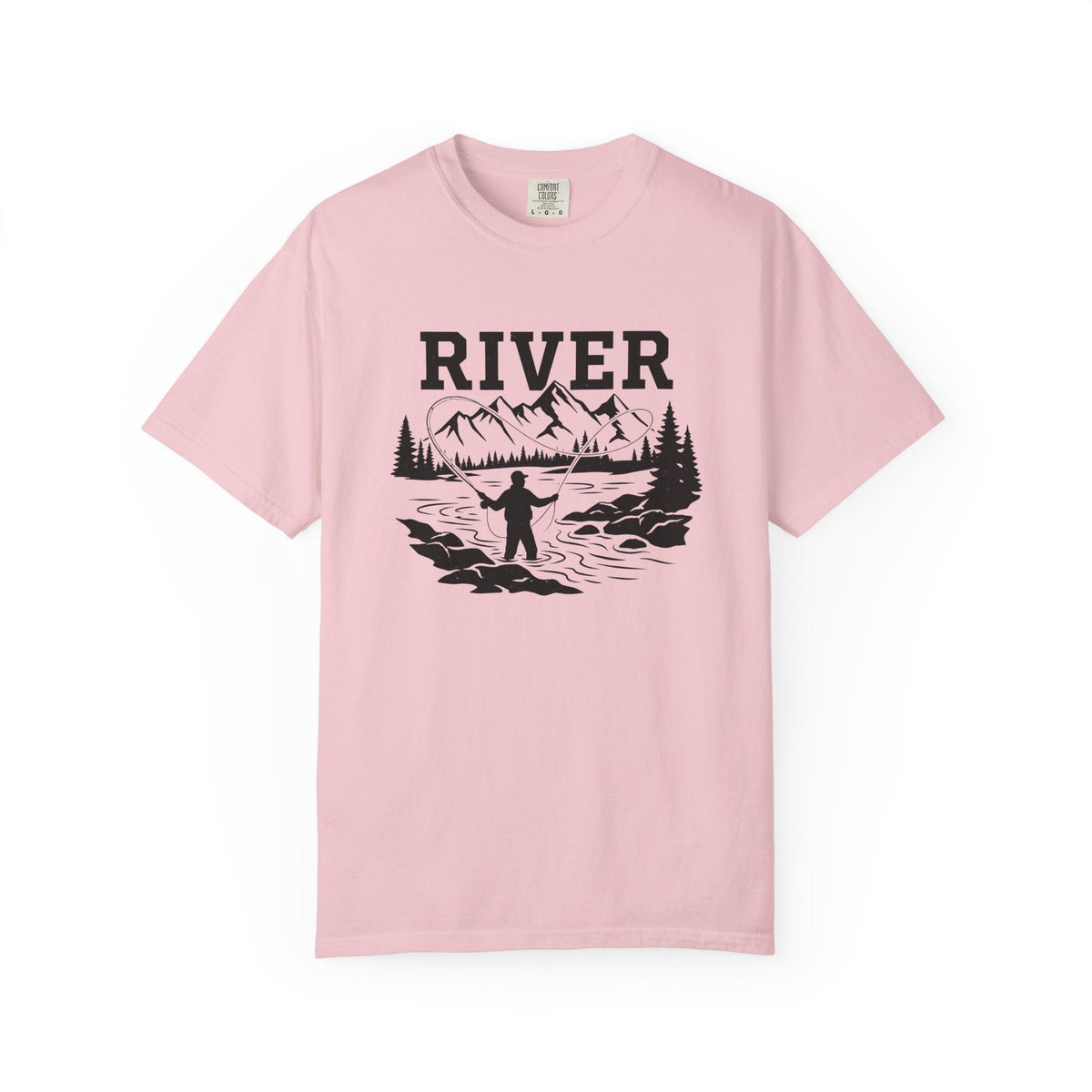 Fly Fishing Shirt Hiking Unisex Gift Retro Tee Flyfishing product image 3