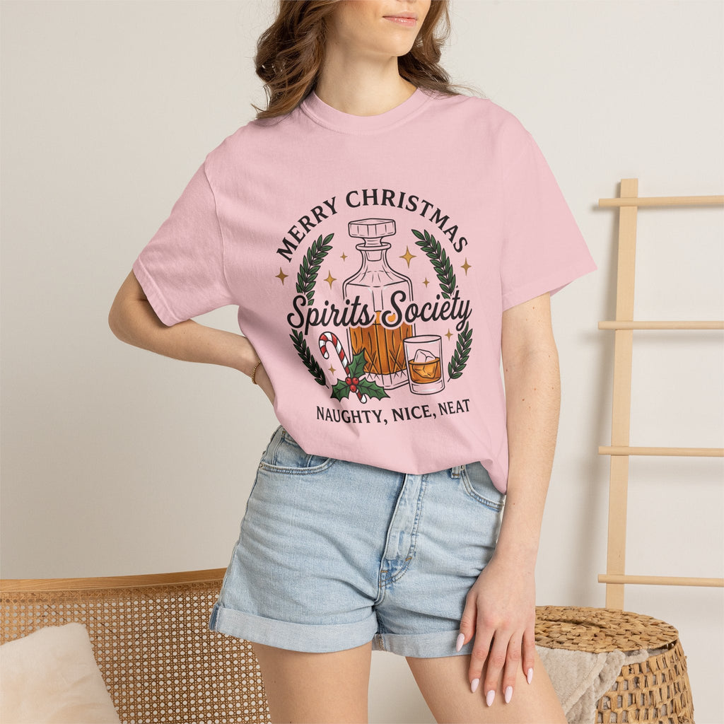 Bourbon Decanter Seasonal T-Shirt – Christmas Holiday Drink product image 12