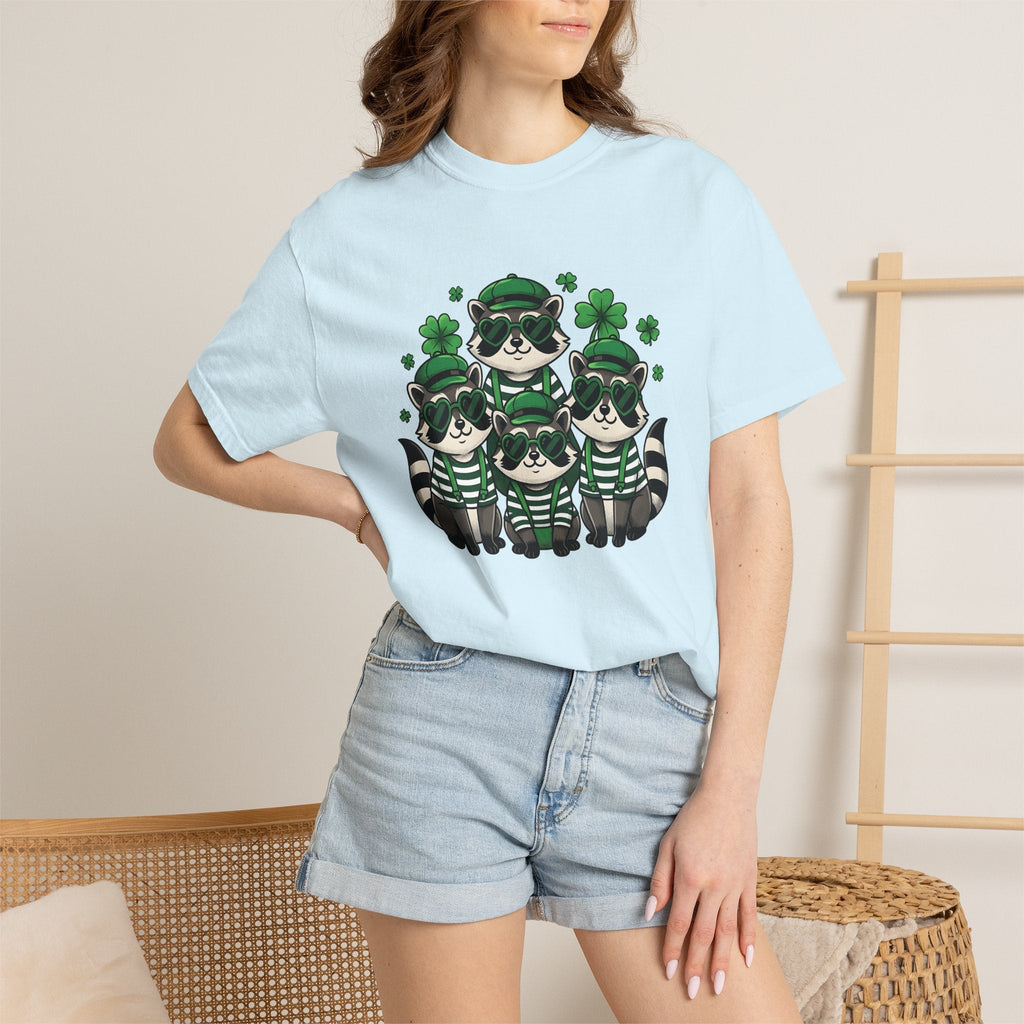 Raccoon Group Shirt St Patrick's Day Animal Unisex Gift product image 9
