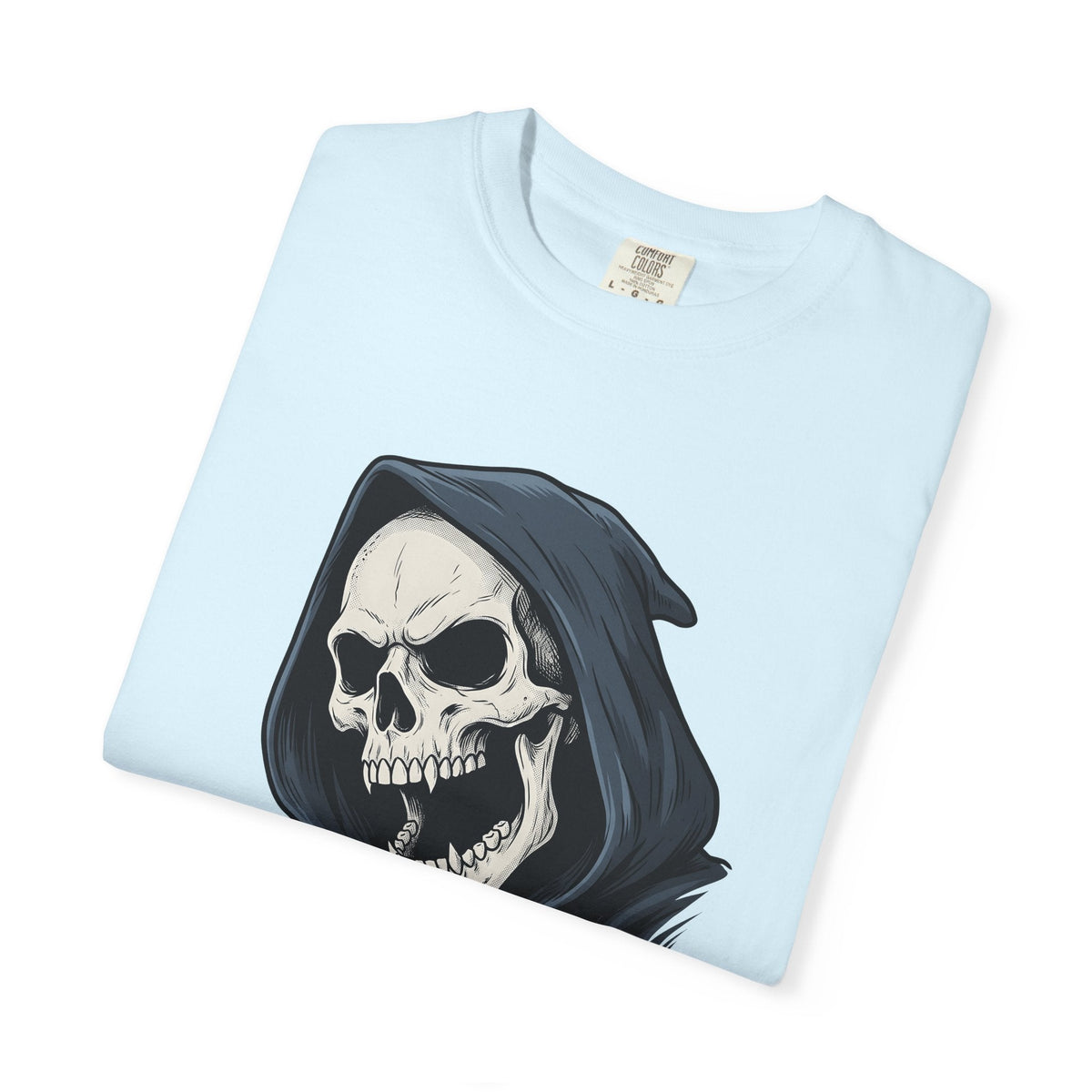 Grim Reaper Tattoo Style T-Shirt – Spooky Halloween Dark product image 9