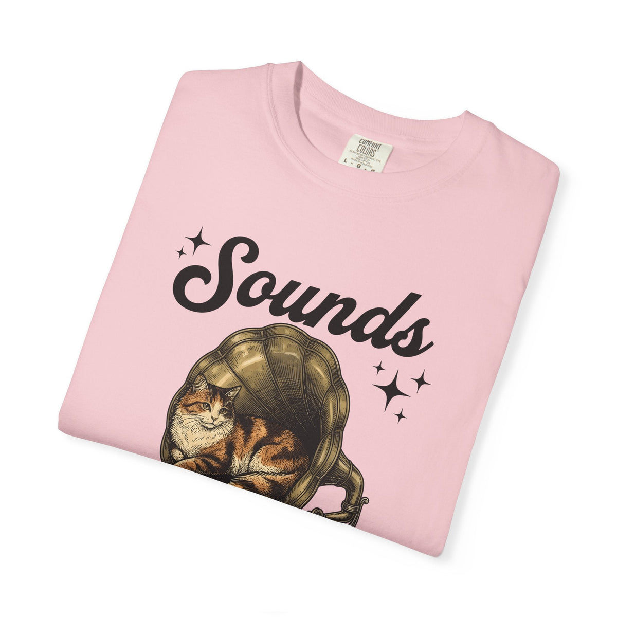 Cat Gramophone Shirt Music Unisex Gift Vintage Tee product image 11