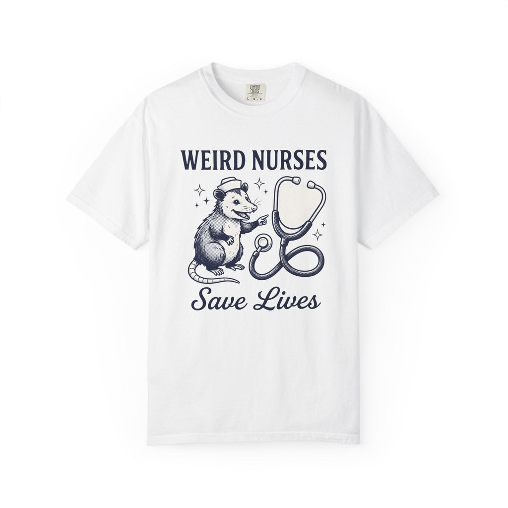 Possum Nurse Shirt Nurses Creatures Unisex Gift Hand Drawn product image 1