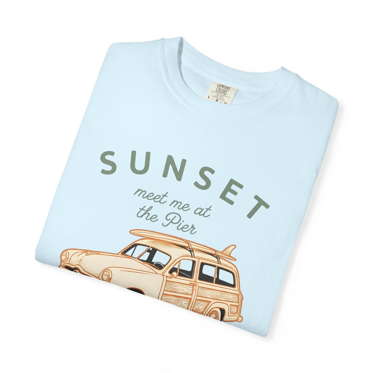 Vintage Surf Wagon Shirt Surfing Beach Unisex Gift Retro product image 8