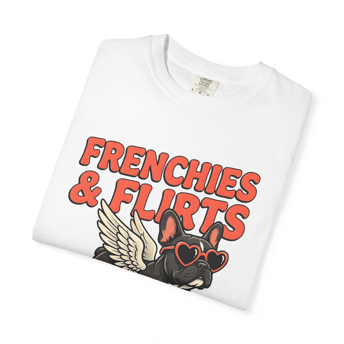 Frenchie Puppy Shirt Valentine's Day Pet Unisex Gift Sketch product image 5