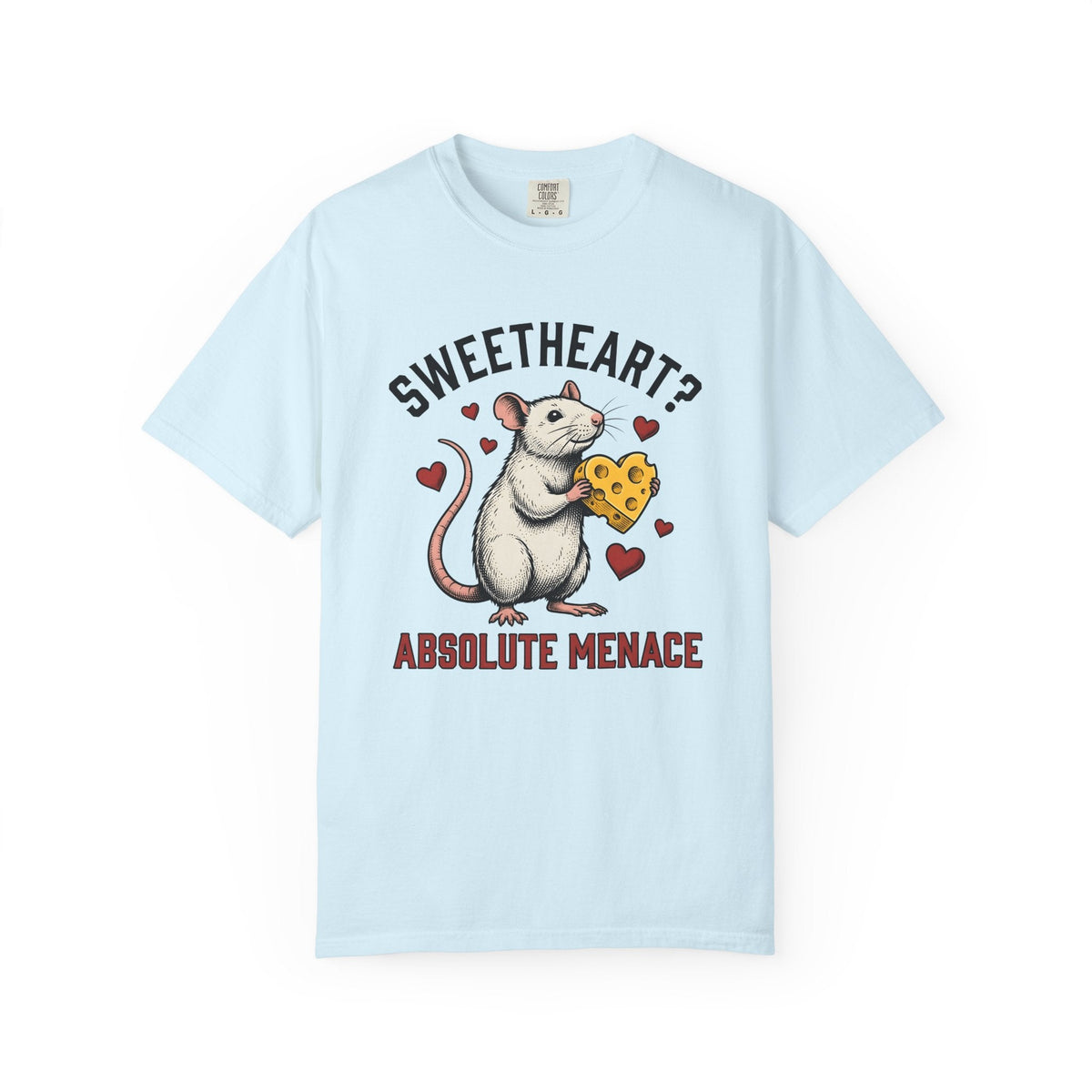Rat Cheese Shirt Valentine's Day Animal Unisex Gift Vintage product image 2