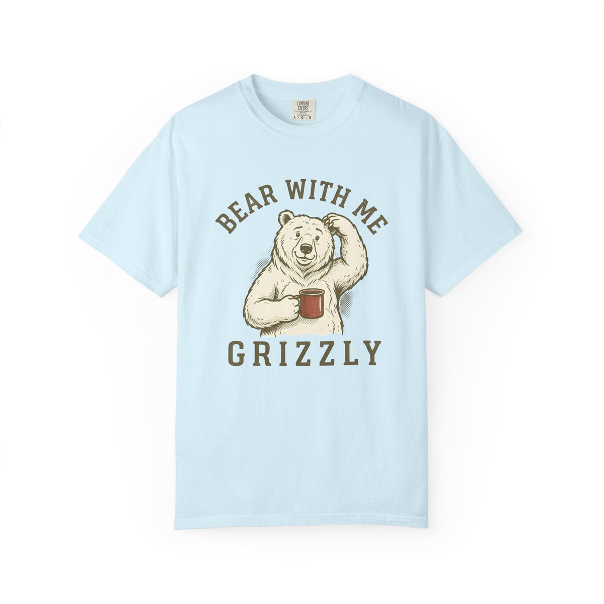 Bear Latte Retro T-Shirt – Funny Coffee Lover Wildlife product image 2