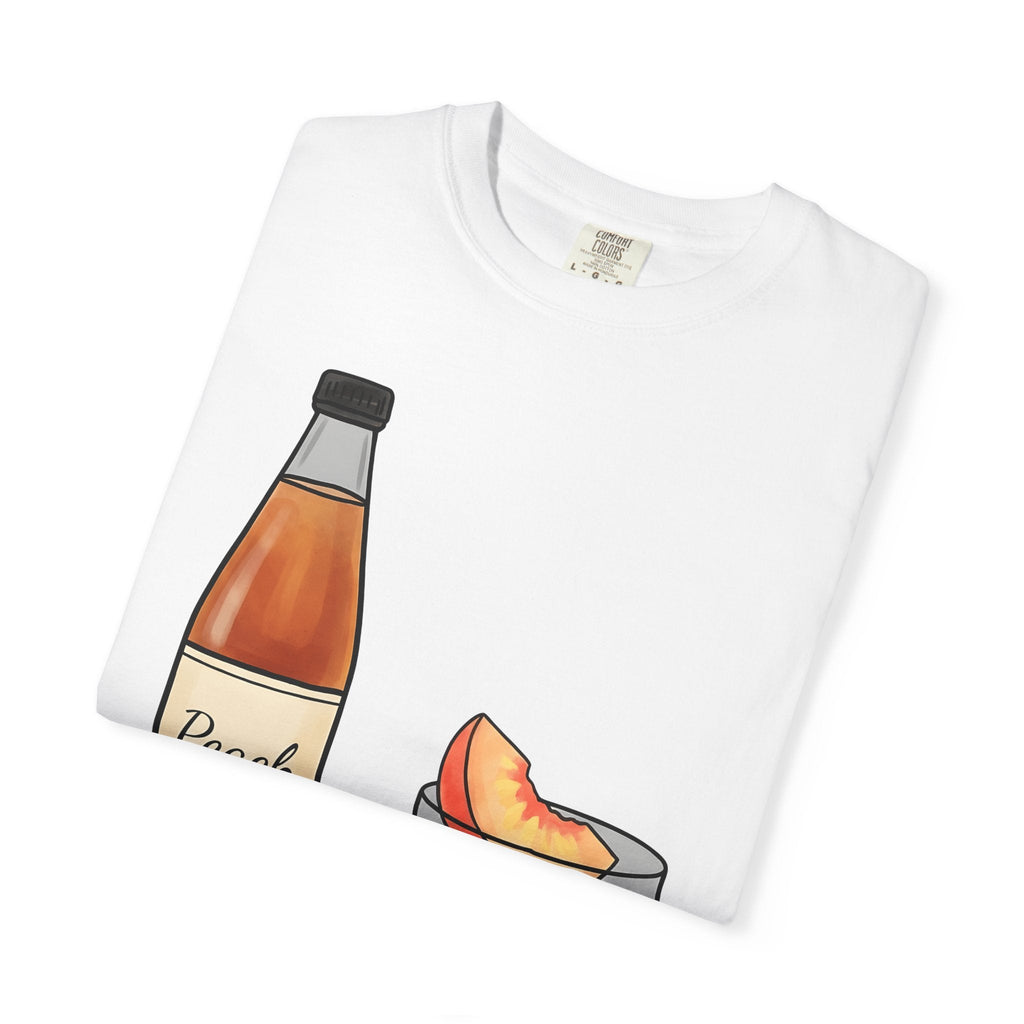 Peach Drink Shirt Fruit Food Unisex Gift Hand Drawn Tee product image 5