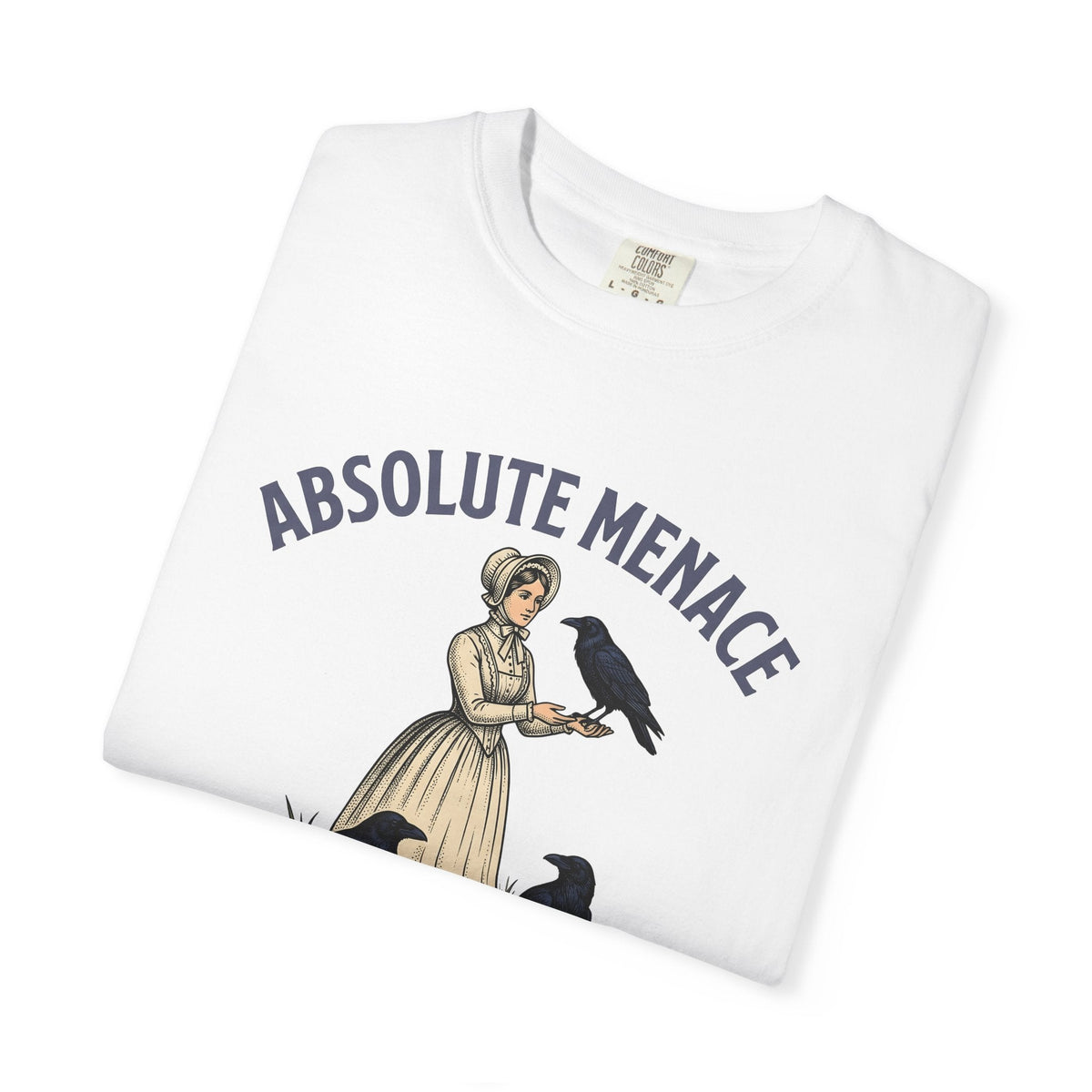Lady Raven Shirt Funny Eerie Gift for Women Classic Tee product image 5