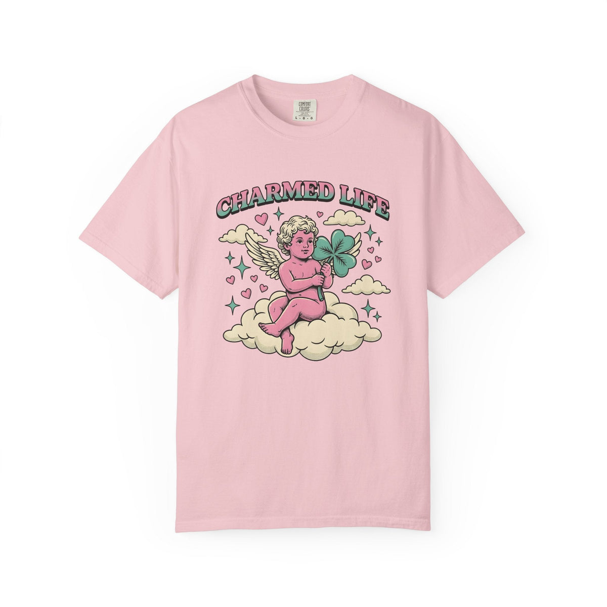 Angel Clover Shirt St Patricks Day Luck Unisex Gift Vintage product image 3