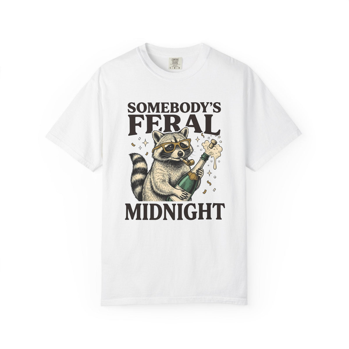 Raccoon Bubbly Shirt Holiday Event Unisex Gift Old School product image 1