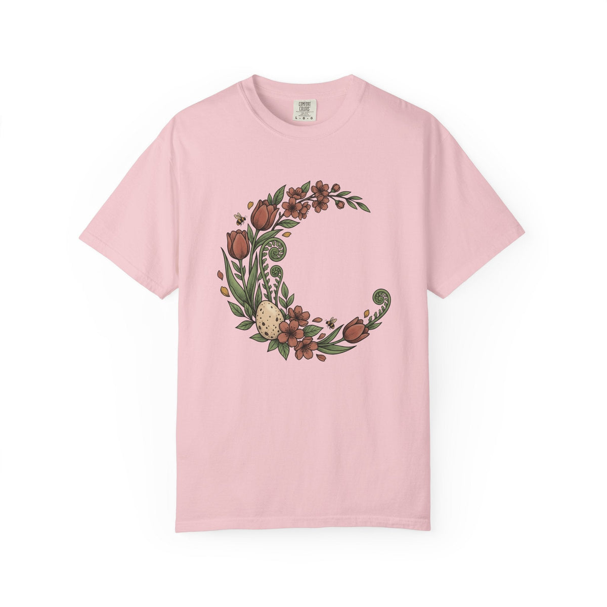 Bloom Egg Shirt Spring Festivity Unisex Gift Natural Tee product image 3