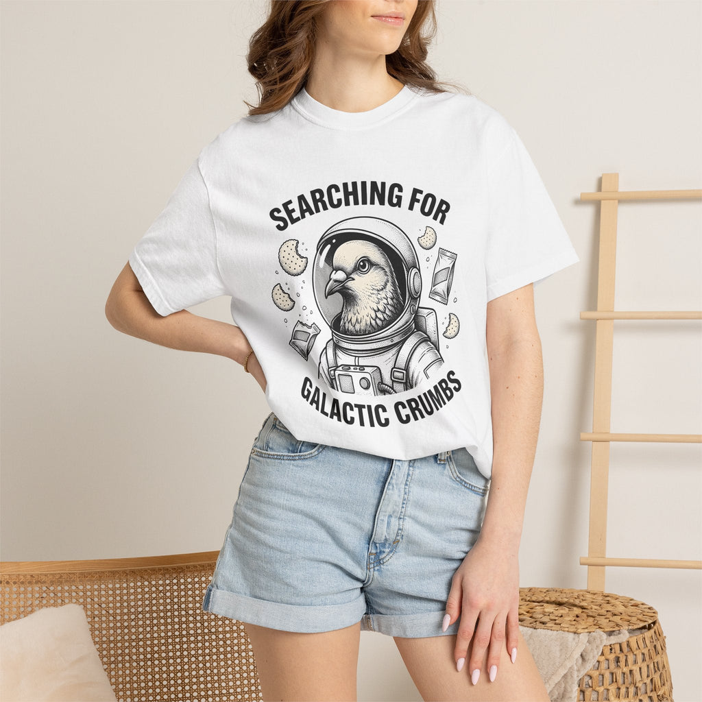 Space Bird Cartoon T-Shirt – Funny Pet Comic Design, Unisex product image 6