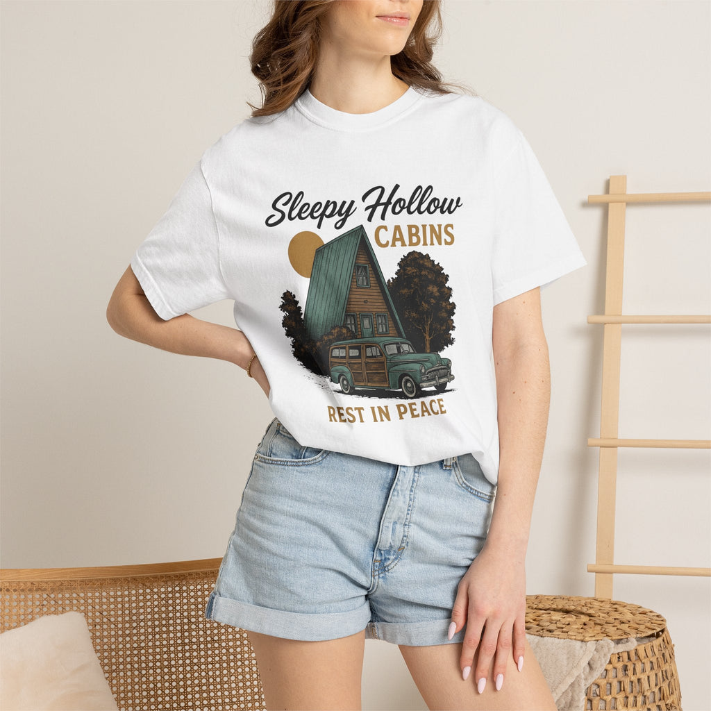 Cabin Car Shirt Halloween Spooky Unisex Gift Vintage Tee Rv product image 6