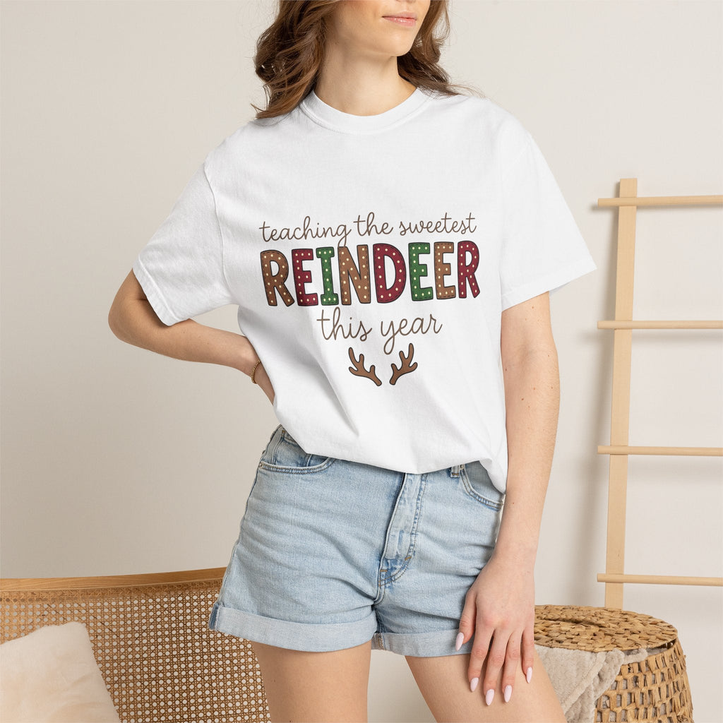 Stag Design Shirt Christmas Classroom Unisex Gift Cartoon product image 6